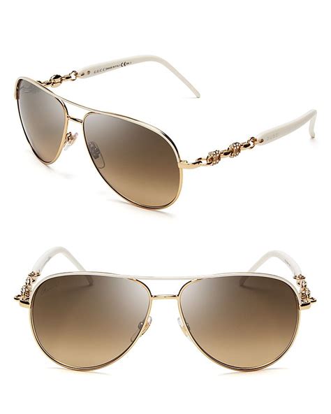 gucci chain aviator sunglasses|gucci aviator sunglasses sale.